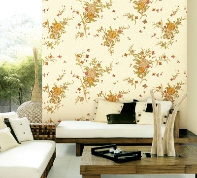 Hình ảnh - Thay áo cho nhà bằng giấy dán tường