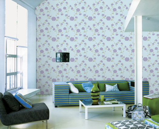 Hình ảnh - Thay áo cho nhà bằng giấy dán tường